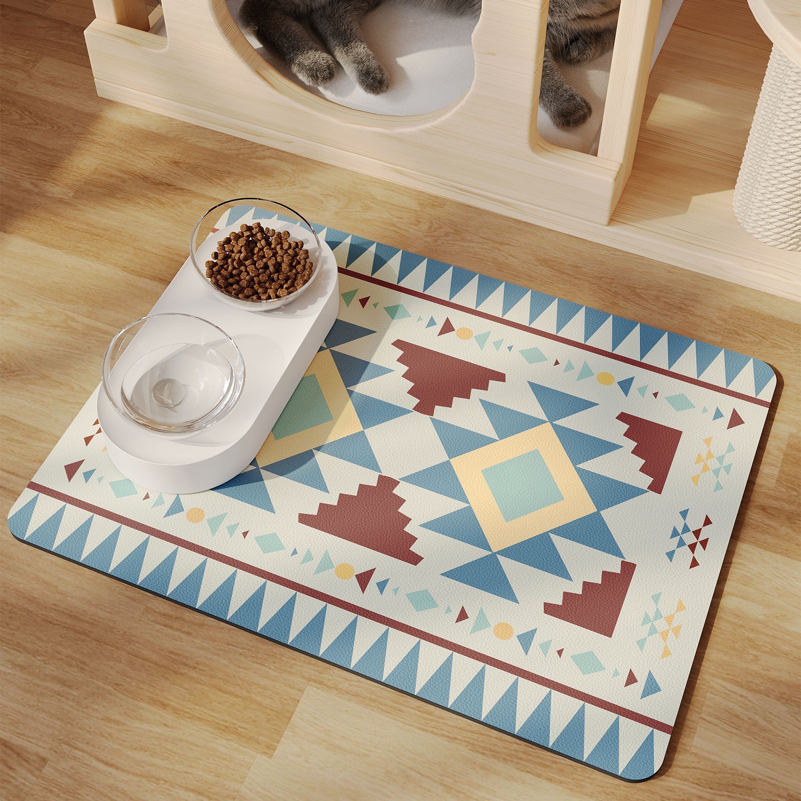 Simple, Stylish, and Washable – The Perfect Pet Mat!