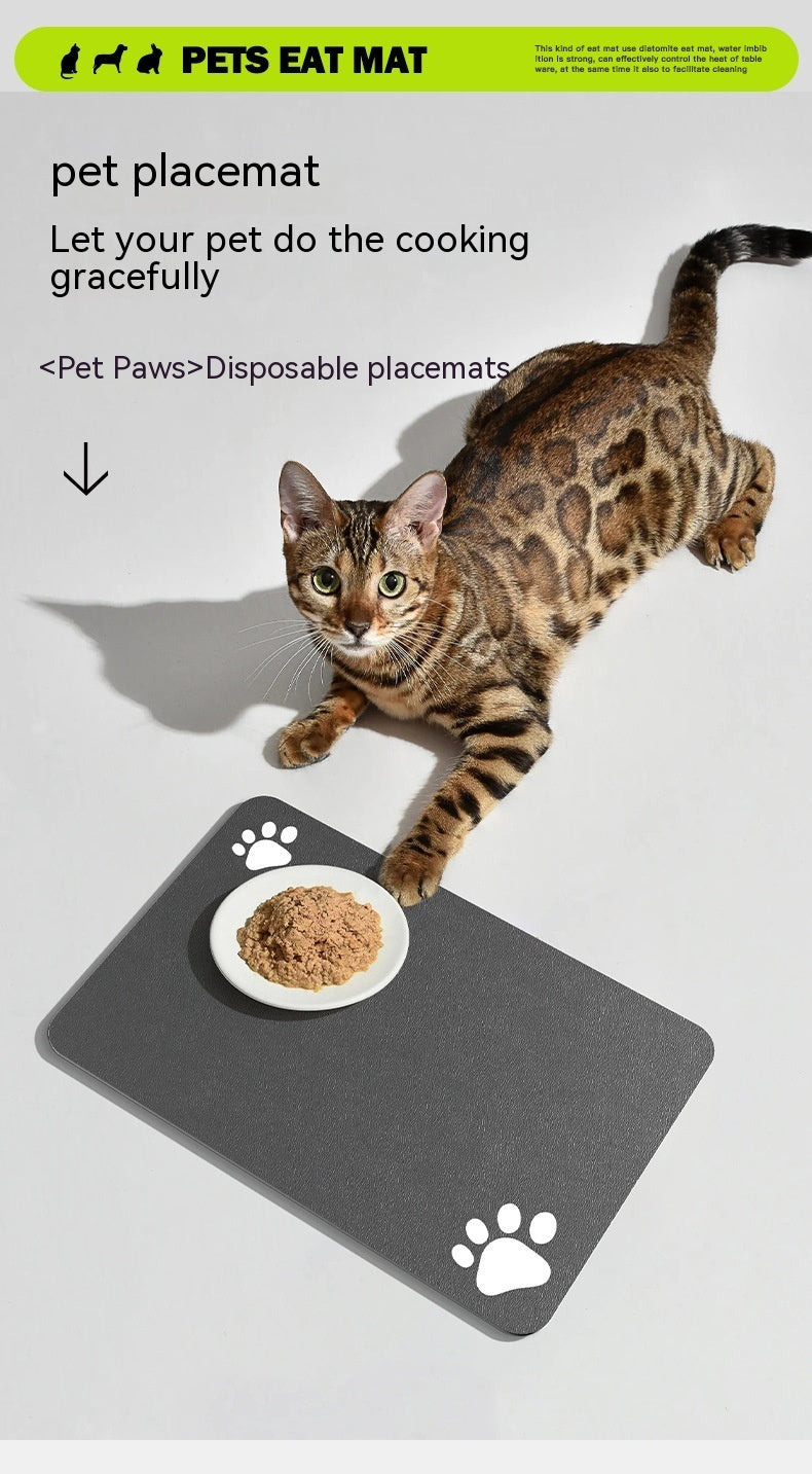 Washable Pet Pad – For Tidy, Stress-Free Mealtimes!