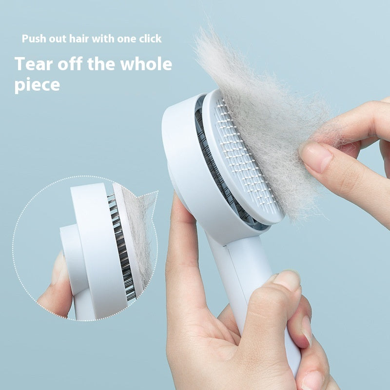 Smart Grooming Made Easy – Self-Cleaning Pet Hair Brush!