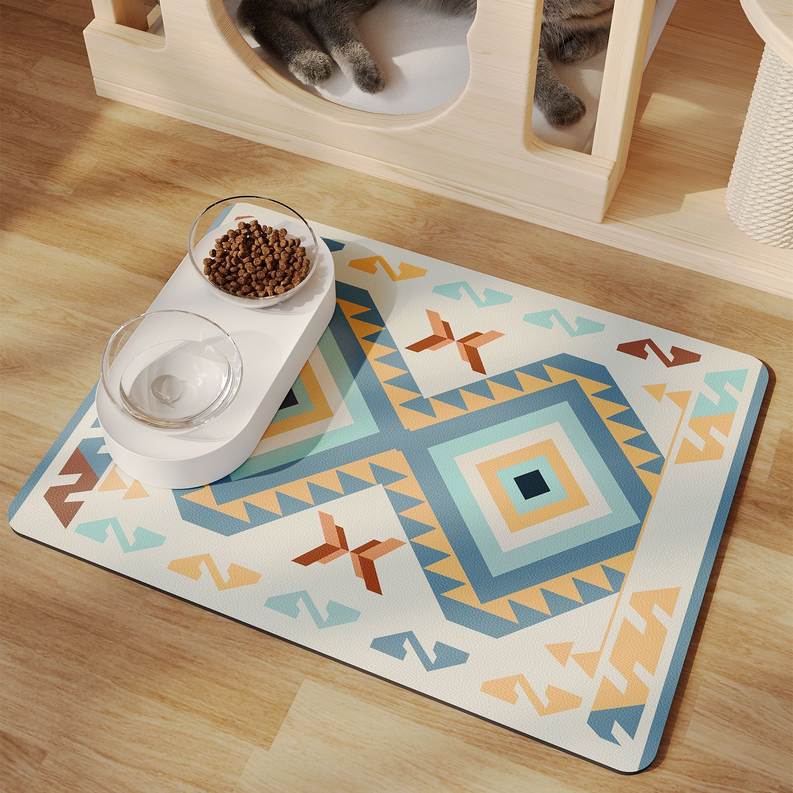 Simple, Stylish, and Washable – The Perfect Pet Mat!